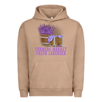 Pigment Burro Farmers Market Fresh Lavender Urban Hoodie - linhVisuals