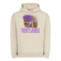 Pigment French Oak Farmers Market Fresh Lavender Urban Hoodie - linhVisuals