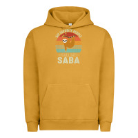 Pigment Peanut Butter mens my favorite people call me saba cute sloth lover grandpa premium Urban Hoodie - linhVisuals