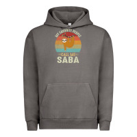 Pigment Tornado mens my favorite people call me saba cute sloth lover grandpa premium Urban Hoodie - linhVisuals