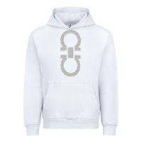 White SALVATORE TSHIRT Urban Hoodie - linhVisuals