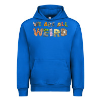 Cobalt we are all weird Urban Hoodie - linhVisuals