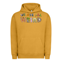 Pigment Peanut Butter we are all weird Urban Hoodie - linhVisuals