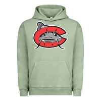 Pigment Oil Green carolina mudcats Urban Hoodie - linhVisuals