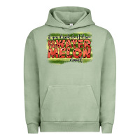 Pigment Oil Green i̇f you drink don't drive do the watermelon crawl2 Urban Hoodie - JahusDesignShop