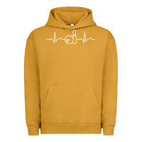 Pigment Peanut Butter bowling heartbeat bowler ecg bowling ball tournament gift sweatshirt Urban Hoodie - linhVisuals