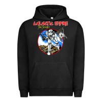 Pigment Black international grup music  galactic empire Urban Hoodie - linhVisuals