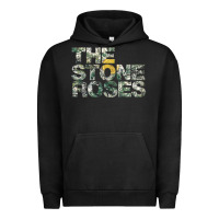 Pigment Black THE STONE ROSES GREEN Urban Hoodie - linhVisuals