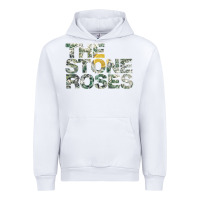 White THE STONE ROSES GREEN Urban Hoodie - linhVisuals