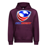 Mauve Wine usa rugby Urban Hoodie - linhVisuals