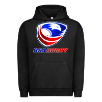 Pigment Black usa rugby Urban Hoodie - linhVisuals