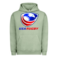 Pigment Oil Green usa rugby Urban Hoodie - linhVisuals