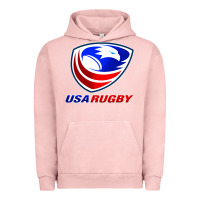 Pigment Salmon usa rugby Urban Hoodie - linhVisuals