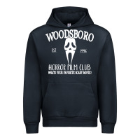 Navy woodsboro horror film club scream Urban Hoodie - linhVisuals
