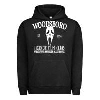 Pigment Black woodsboro horror film club scream Urban Hoodie - linhVisuals