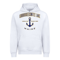 White cobbosseecontee lake me pullover hoodie Urban Hoodie - linhVisuals