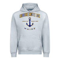 Heather Grey cobbosseecontee lake me pullover hoodie Urban Hoodie - linhVisuals