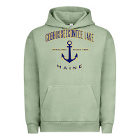 Pigment Oil Green cobbosseecontee lake me pullover hoodie Urban Hoodie - linhVisuals