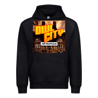 Black Owl City Adam Young Urban Hoodie - linhVisuals