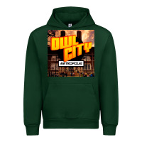 Forest Green Owl City Adam Young Urban Hoodie - linhVisuals