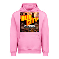 Fuchsia Pink Owl City Adam Young Urban Hoodie - linhVisuals