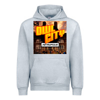 Heather Grey Owl City Adam Young Urban Hoodie - linhVisuals
