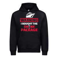 Black cruise drinking package t shirt Urban Hoodie - linhVisuals