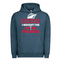 Pigment Midnight Navy cruise drinking package t shirt Urban Hoodie - linhVisuals