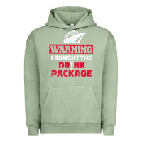 Pigment Oil Green cruise drinking package t shirt Urban Hoodie - linhVisuals