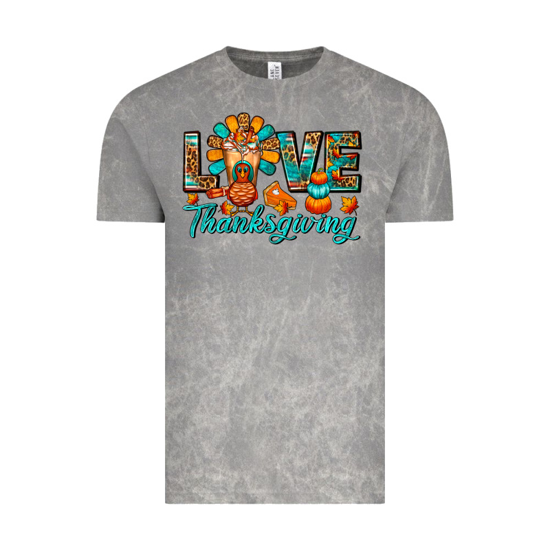 Love Thanksgiving Gobble And Frappe Vintage Tee by FaDigitalArtStudio | Teevron