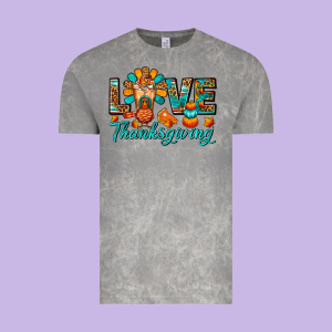 Love Thanksgiving Gobble And Frappe Vintage Tee Designed By Fadigitalartstudio