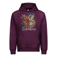 Mauve Wine cuphead cala maria airplane attack t shirt Urban Hoodie - linhVisuals