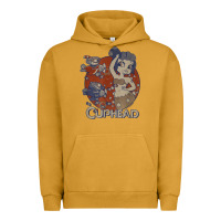 Pigment Peanut Butter cuphead cala maria airplane attack t shirt Urban Hoodie - linhVisuals