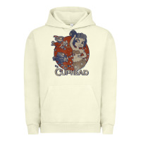Pigment Pistachio cuphead cala maria airplane attack t shirt Urban Hoodie - linhVisuals