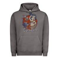 Pigment Tornado cuphead cala maria airplane attack t shirt Urban Hoodie - linhVisuals