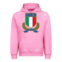 Fuchsia Pink italian rugby federation Urban Hoodie - linhVisuals