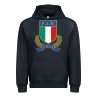 Navy italian rugby federation Urban Hoodie - linhVisuals