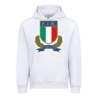 White italian rugby federation Urban Hoodie - linhVisuals