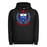 Pigment Black samoa rugby Urban Hoodie - linhVisuals