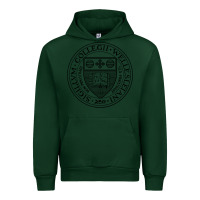 Forest Green Wellesley College Urban Hoodie - linhVisuals