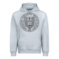 Heather Grey Wellesley College Urban Hoodie - linhVisuals
