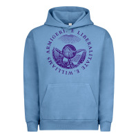 Pigment Pebble Blue Williams College Urban Hoodie - linhVisuals