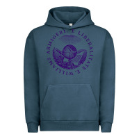 Pigment Midnight Navy Williams College Urban Hoodie - linhVisuals