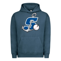 Pigment Midnight Navy stockton ports baseball Urban Hoodie - linhVisuals
