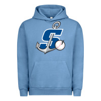 Pigment Pebble Blue stockton ports baseball Urban Hoodie - linhVisuals
