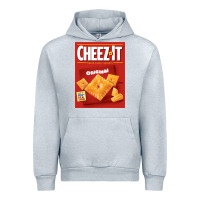 Heather Grey cheez it original box front sweatshirt Urban Hoodie - linhVisuals