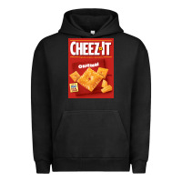 Pigment Black cheez it original box front sweatshirt Urban Hoodie - linhVisuals