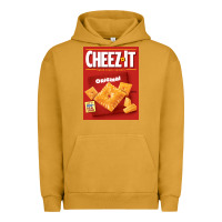 Pigment Peanut Butter cheez it original box front sweatshirt Urban Hoodie - linhVisuals