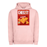 Pigment Salmon cheez it original box front sweatshirt Urban Hoodie - linhVisuals