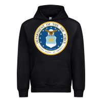 Black department of the air force Urban Hoodie - linhVisuals